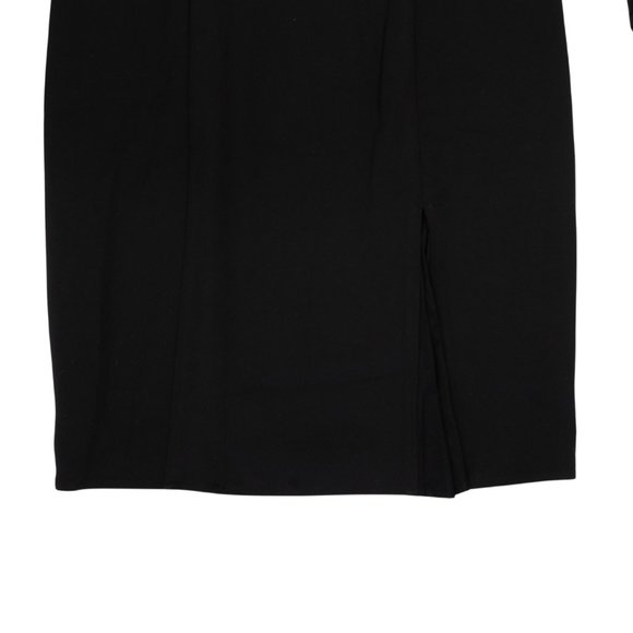 Tahari 3/4 Sleeve Shoulder Mesh Beaded Party/Cocktail MINI Dress Black Sz 6 New - Picture 7 of 8